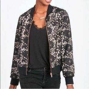 Elegant Black Lace Women's Jacket